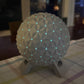 Futuristic Geodesic Sphere Lamp | Theme Park Inspired LED Light | Sci-Fi Home Decor