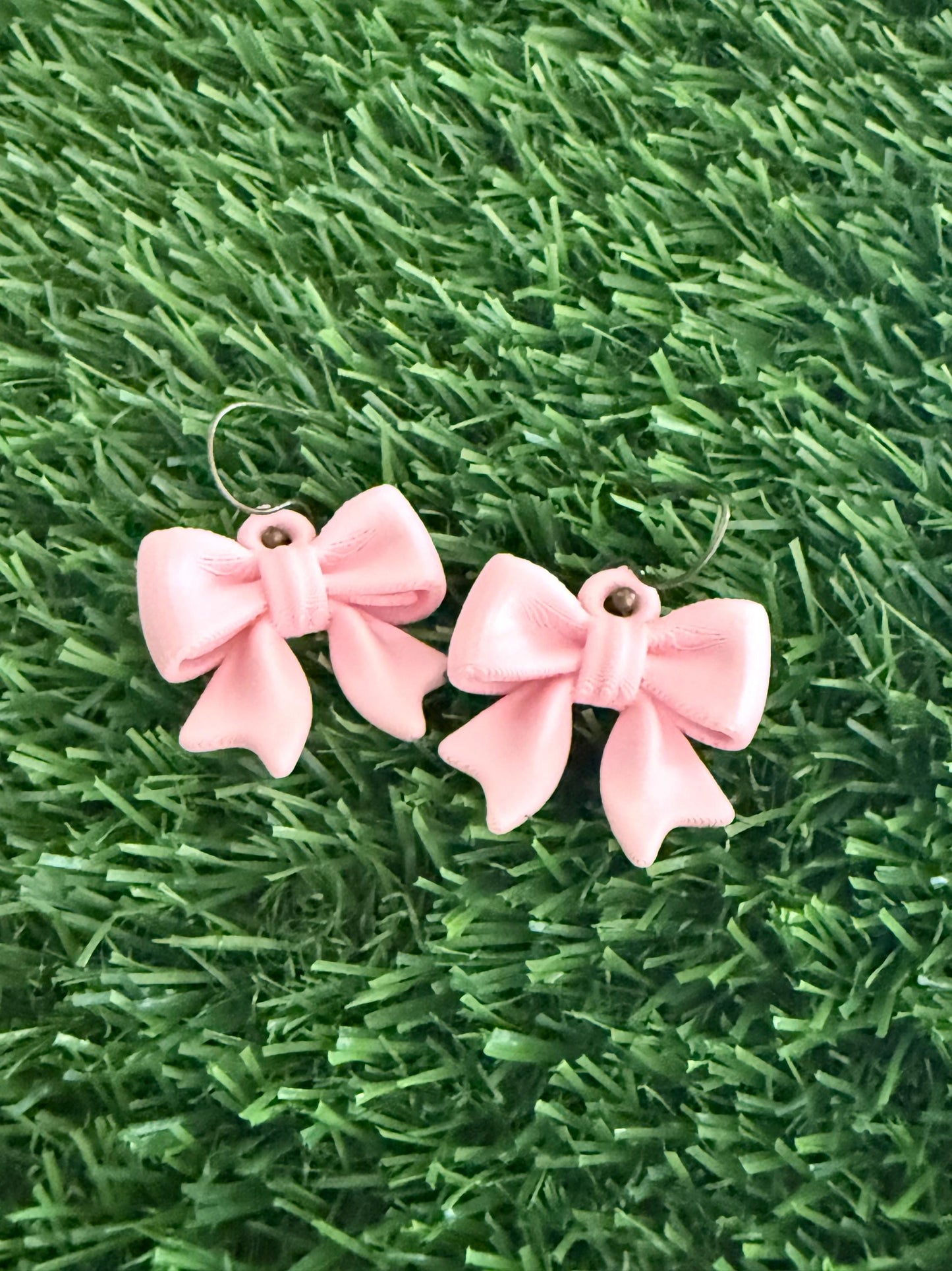 3D Printed Bow Earrings | Lightweight Coquette Style Jewelry (Bambu Lab)