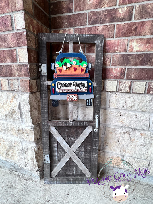 Rustic Truck Interchangeable Door Hanger