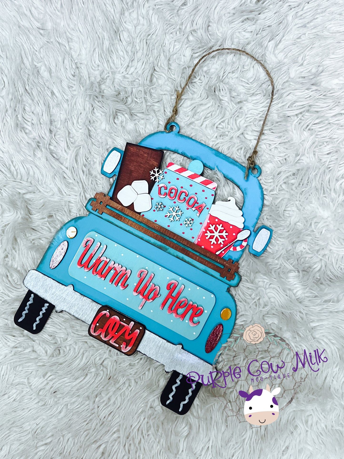 Rustic Truck Interchangeable Door Hanger