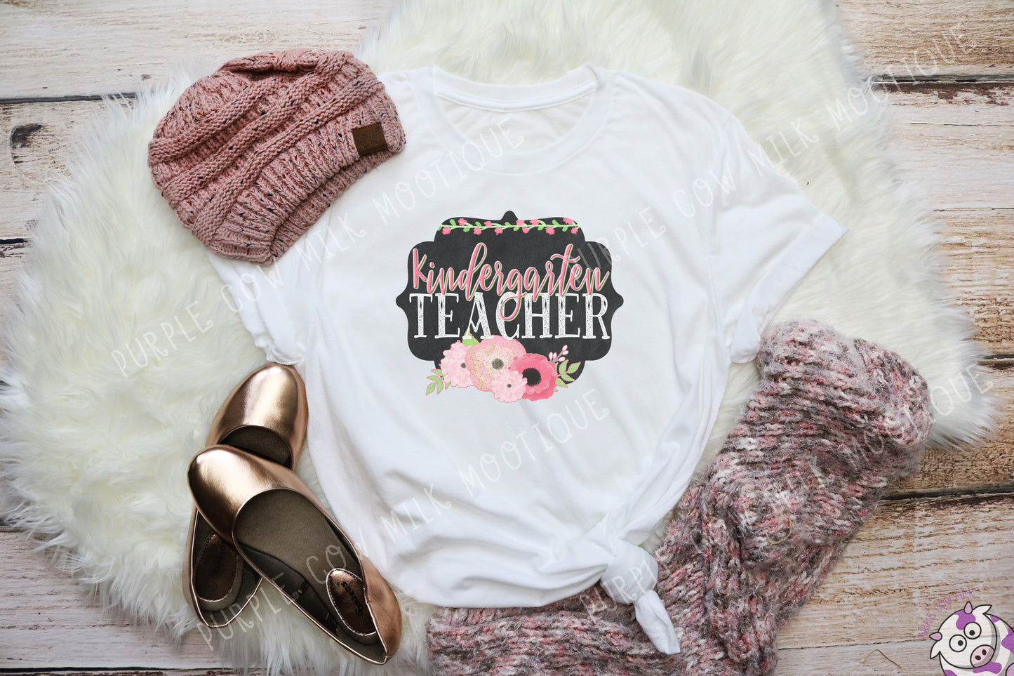 Chalkboard Kinder Teacher