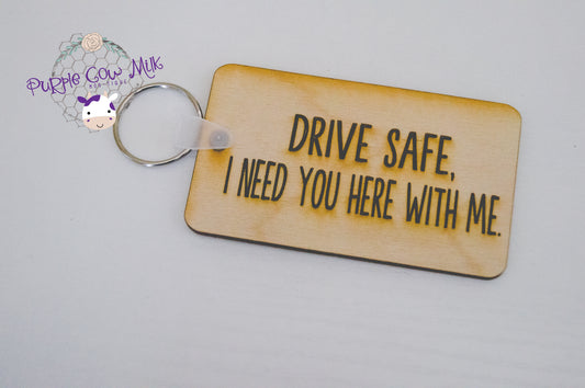 Drive Safe Key Ring