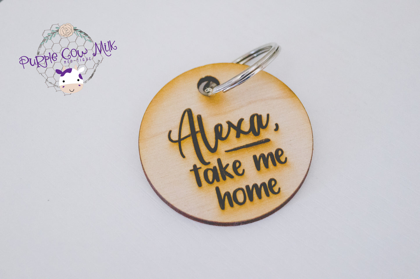 Alexa, Take Me Home Key Ring