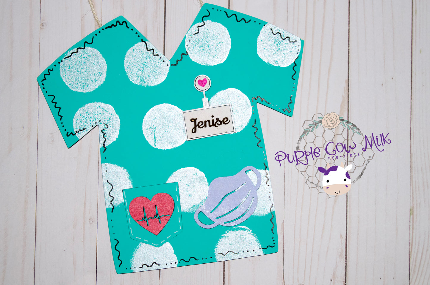 Scrub Top Door Hanger