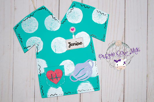 Scrub Top Door Hanger