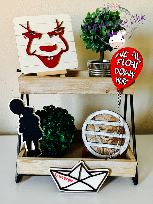 Scary Clown Tiered Tray Bundle