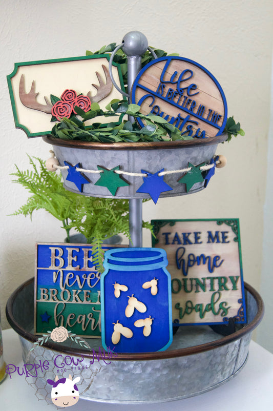 Country Life Tiered Tray Bundle