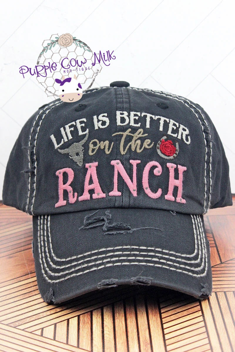 Better on the Ranch Cap Distressed