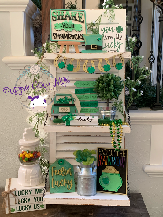 Loads of Luck St. Patrick's Day Tiered Tray Bundle