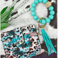 Bonanza Creek Beaded Bracelet Keychain with ID Card Holder