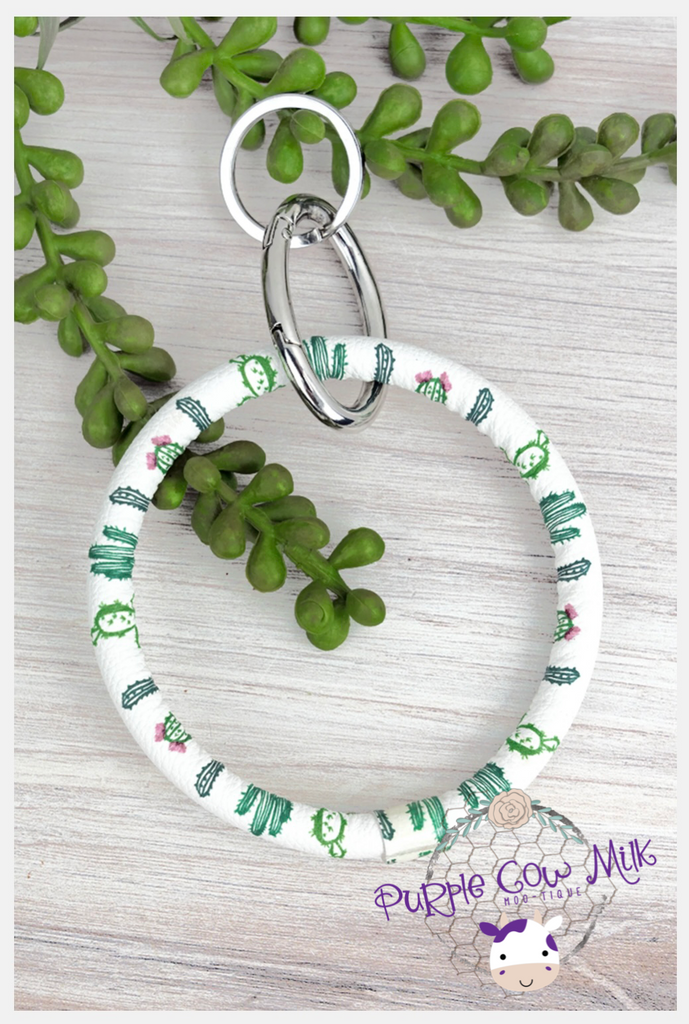 Cactus Bangle Keychain