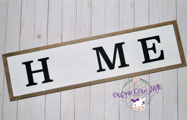 Interchangeable Home Sign