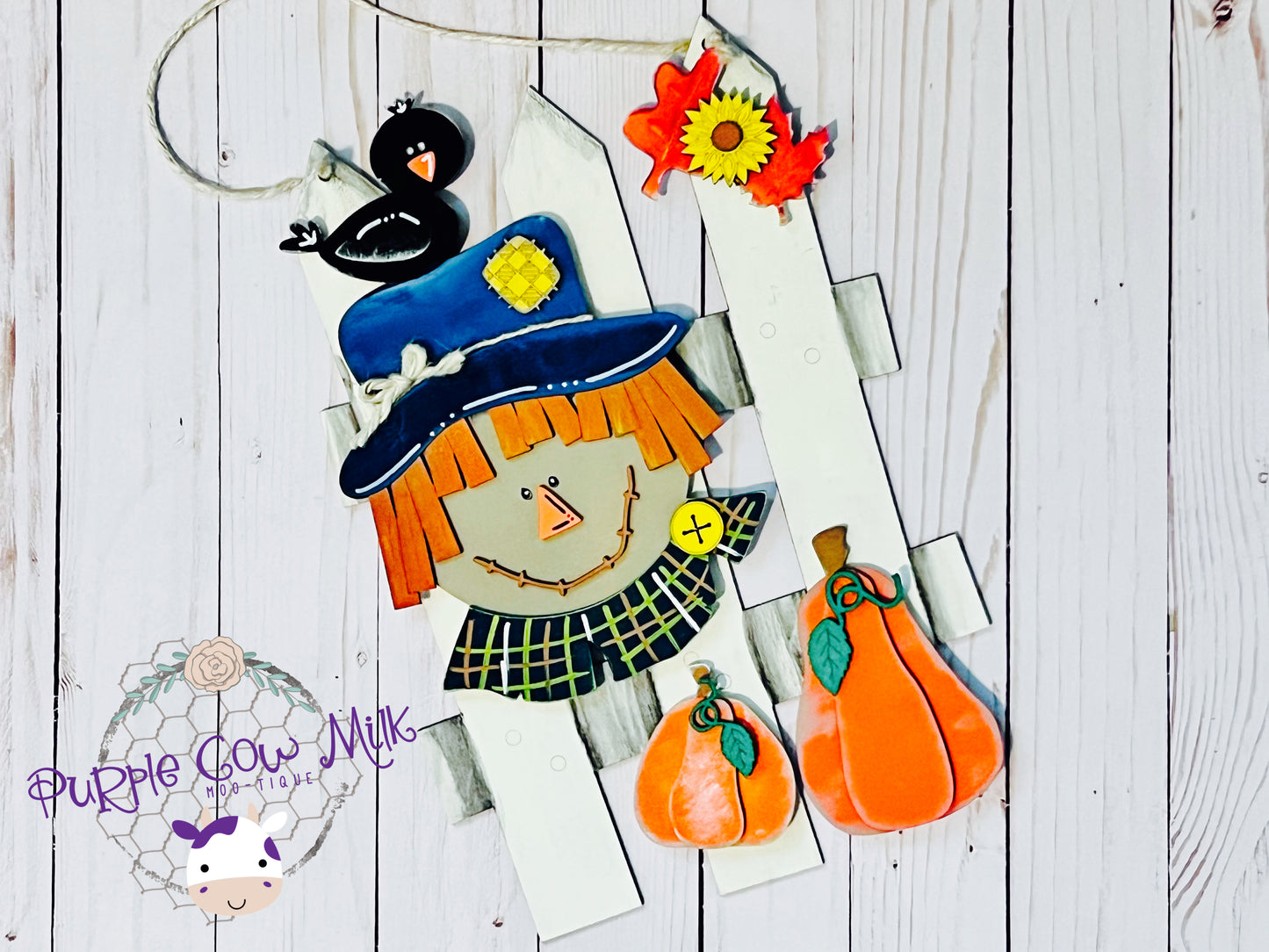 Fall Scarecrow Interchangeable Fence Bundle