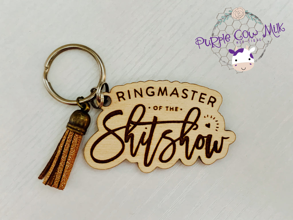 Ring Master of the Shitshow Key Ring