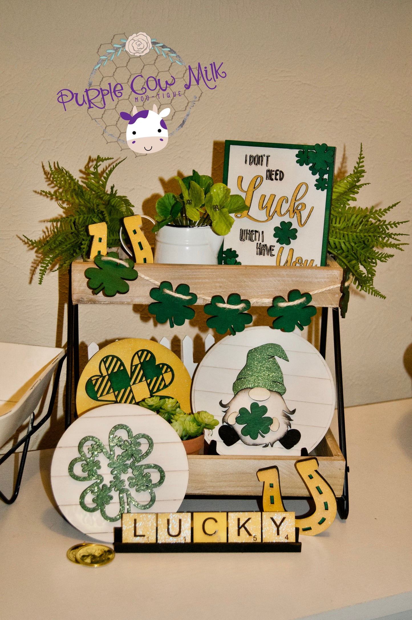 Lucky St. Patrick's Day Tiered Tray Bundle