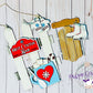 White Interchangeable Fence Hanger