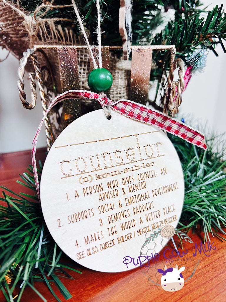 School Counselor Ornament