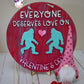 Sasquatch Love Door Hanger