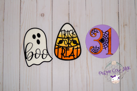 Halloween Sign Icons Collection