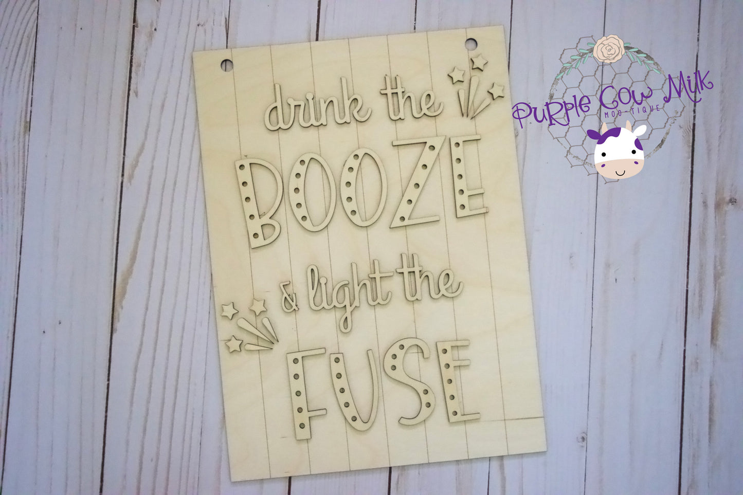 Drink the Booze Door Hanger