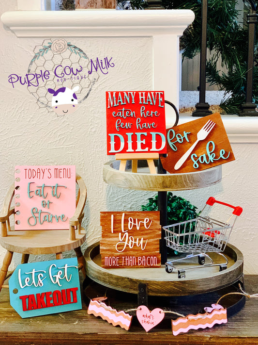 Snarky Kitchen Tiered Tray Bundle